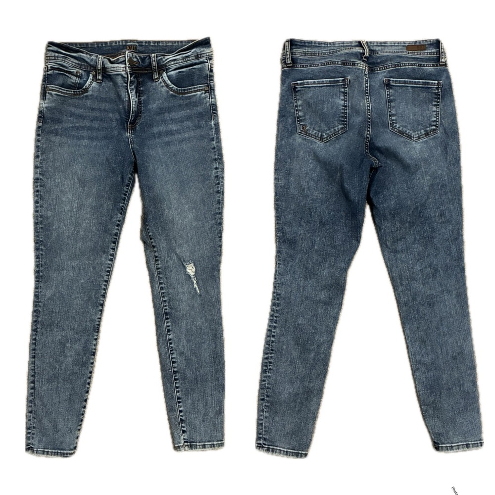 Kut from the Kloth Jeans Women’s 10 Blue Fab Ab Ankle Skinny High Rise LIKE NEW!